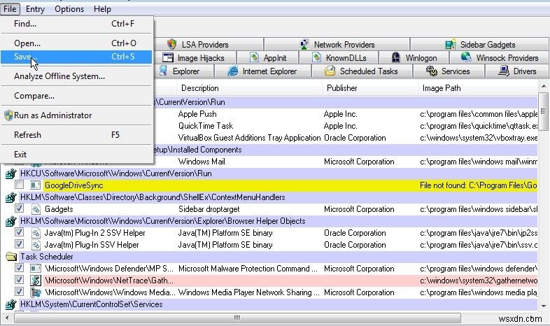 ERD Commander AutorunsでWindowsのスタートアッププログラムを管理・最適化する方法
