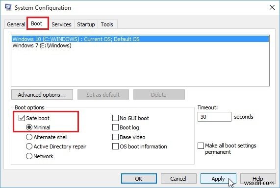 Windows 10のブートメニューでF8セーフモードを有効にする方法