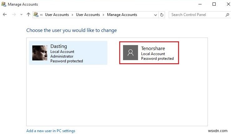 Windows 10でユーザーアカウントの種類を変更する2つの方法
