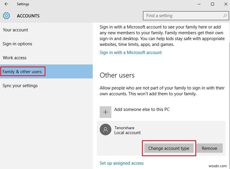 Windows 10でユーザーアカウントの種類を変更する2つの方法