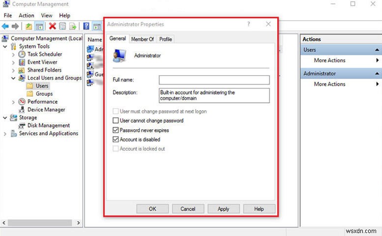 Windows 10の組み込みAdministratorアカウントを有効・無効にする3つの方法