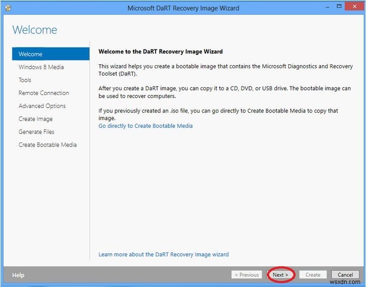 Windows 8/8.1でDaRT 8を使ってERD Commanderブートメディアを作成・使用する方法