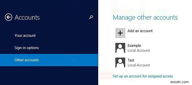 Windows 8.1/8でユーザーアカウントの種類を変更する2つの方法