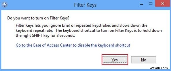 Windows 8 / 7でフィルターキーをオン・オフにする方法をわかりやすく解説