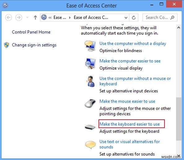 Windows 8 / 7でフィルターキーをオン・オフにする方法をわかりやすく解説
