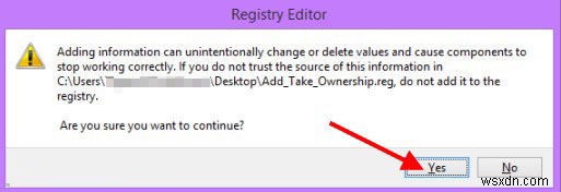 Windows 8.1/8の右クリックメニューに「所有権の取得」を追加する2つの方法