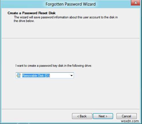 Windows 8.1のパスワードリセットディスクを作成する簡単な方法