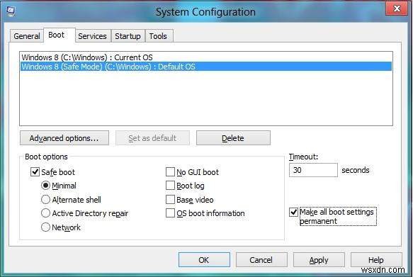 Windows 8でセーフモードを起動する方法【通常時・起動不可時の両方に対応】