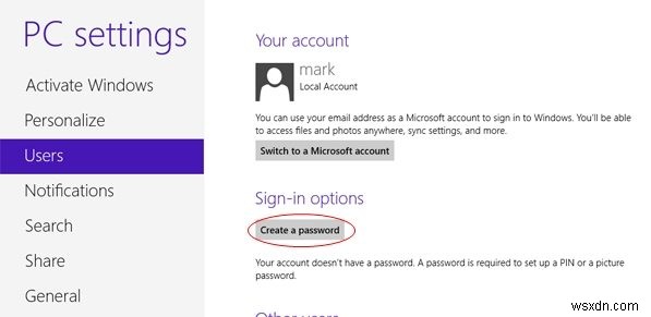 Windows 8にパスワードを設定する方法｜テキスト・ピクチャパスワード・PINの作り方