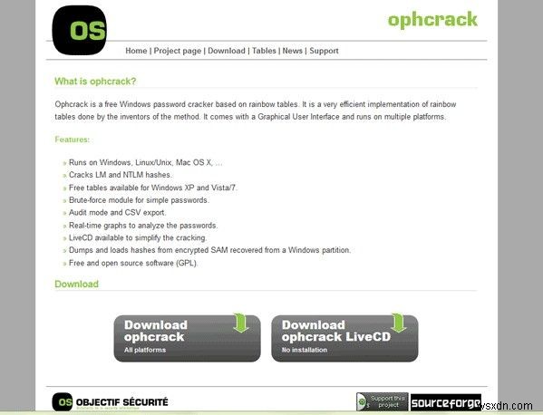 Windows 7のパスワードを無料ツール「Ophcrack」でリセット・復元する方法