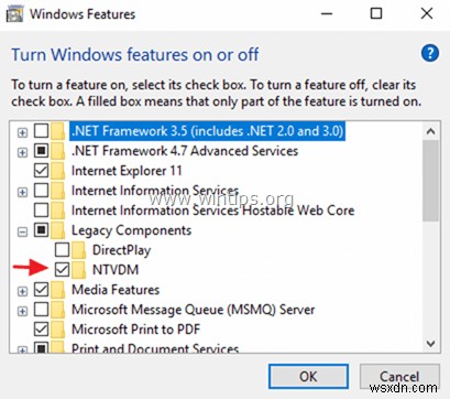 Windows 10で16ビットアプリ実行時にNTVDMシステムエラーが発生する場合の対処法