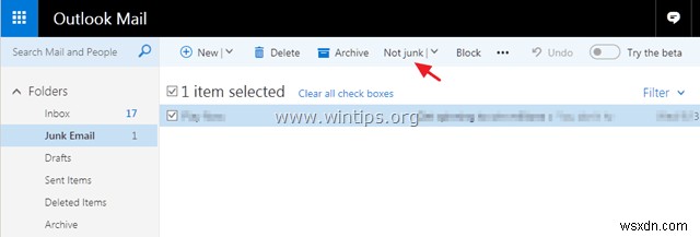 Outlook.com・Office 365のOutlookメールで迷惑メールフィルターを無効にする方法