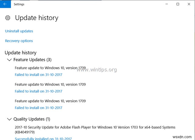 Windows 10 Fall Creators Update(バージョン1709)がインストールできない場合の対処法