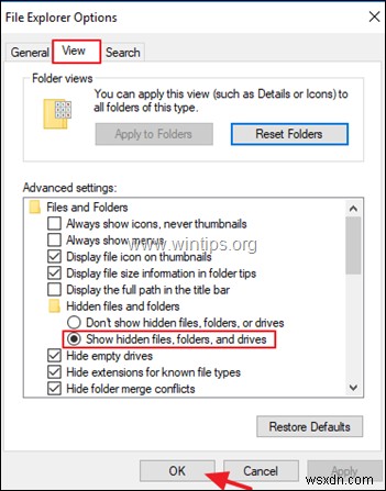 Windows 10/8.1/7 で隠しファイルを表示する2つの簡単な方法