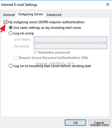 Outlookの「Relay Access Denied 554 5.7.1」エラーを解決する方法