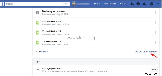 別のPCやスマホからFacebookをリモートでログアウトする方法