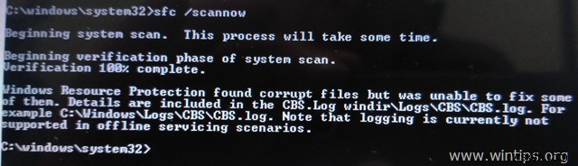 【解決策】「Windows リソース保護が破損ファイルを検出しましたが、その一部を修復できませんでした」エラーの直し方(Windows 10/8/7)