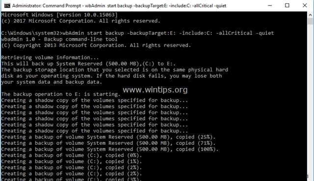 Windows 10/8/7でシステムイメージバックアップを作成する2つの方法
