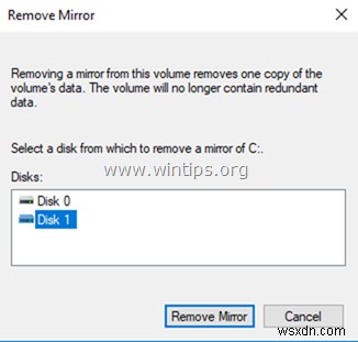 Windows 7/8/10でハードディスクのミラーを解除・削除する方法