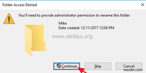 Windows 10/8/7でユーザープロファイルフォルダの名前を変更する方法