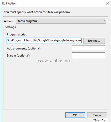 WindowsタスクスケジューラでGoogleバックアップと同期の実行時間を設定する方法