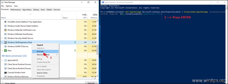 【解決済み】Windows 10 で Windows Shell Experience Host の展開が HRESULT 0x80073D02 で失敗する問題の直し方