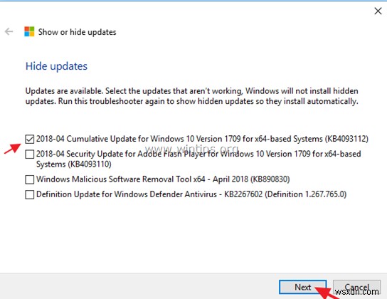 Windows 10 で特定の更新プログラムの自動インストールを防止する方法