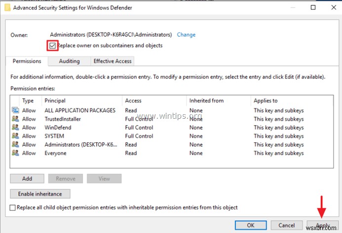 【Windows】レジストリキーの所有権を取得してフルコントロール権限を割り当てる方法(「アクセスが拒否されました」エラーの解決策)
