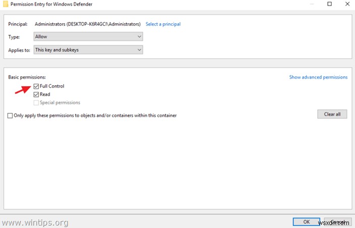【Windows】レジストリキーの所有権を取得してフルコントロール権限を割り当てる方法(「アクセスが拒否されました」エラーの解決策)
