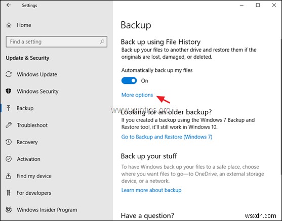 Windows 10の「ファイル履歴」で個人ファイルをバックアップし、以前のバージョンを復元する方法