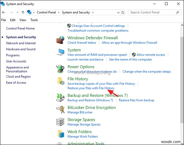 Windows 10の「ファイル履歴」で個人ファイルをバックアップし、以前のバージョンを復元する方法