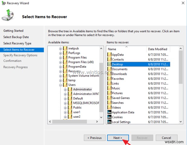 【図解】Windows Server 2016/2012/2012R2でWindows Serverバックアップからファイルを復元する方法