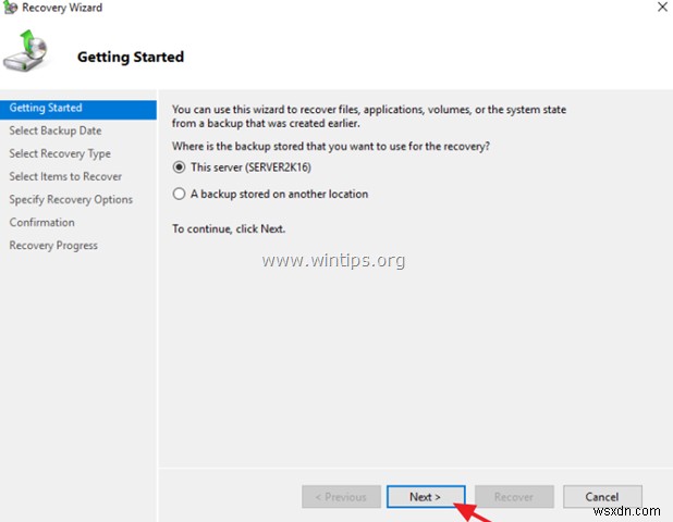 【図解】Windows Server 2016/2012/2012R2でWindows Serverバックアップからファイルを復元する方法