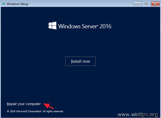 Windows Server 2016/2012が起動しないときの復元方法|システムイメージバックアップからのオフライン復元手順