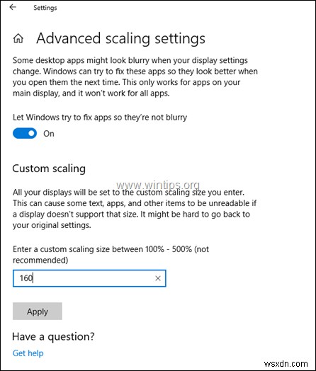 【解決法】Windows 10の高DPI・4Kモニターでフォントが極端に小さい・ぼやける問題を直す方法