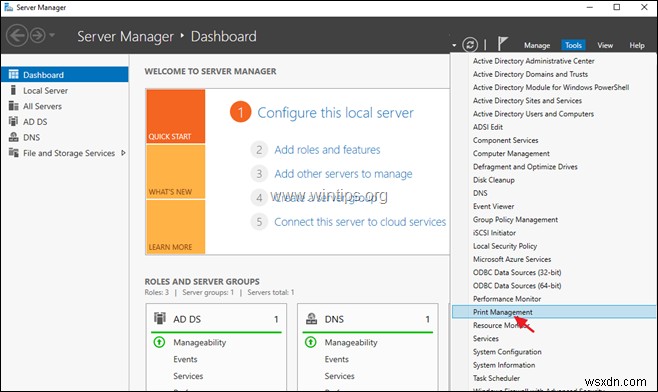 Windows Server 2016のグループポリシーでネットワークプリンターを展開する方法