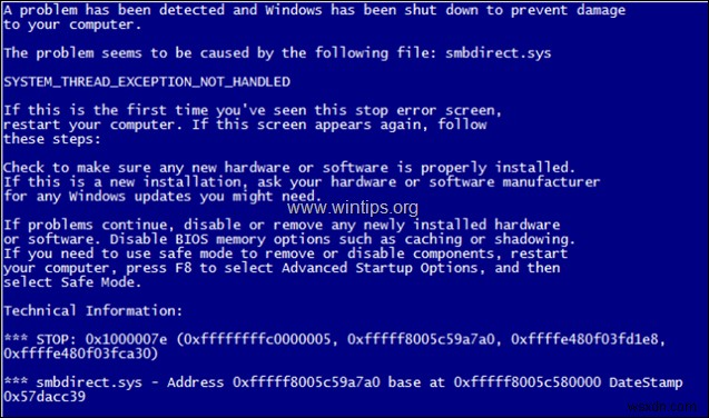 【解決済み】HPE ProLiant ML350 Gen10でBSODエラー0x1000007e（smbdirect.sys起因）が発生する原因と対処法｜Windows Server 2016/2012 R2