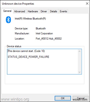 【Windows 10】Intel Wireless Bluetoothが起動しない(コード10/STATUS_DEVICE_POWER_FAILURE)エラーの解決法9選