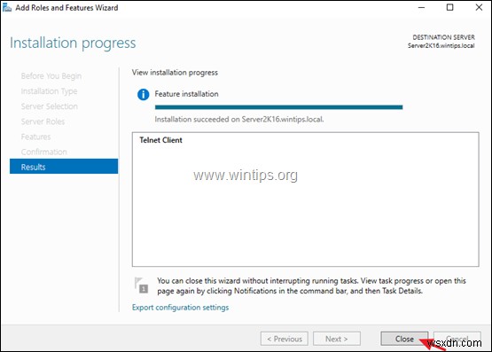 Windows Server 2012/2016/2019 で Telnet クライアントを有効化する3つの方法