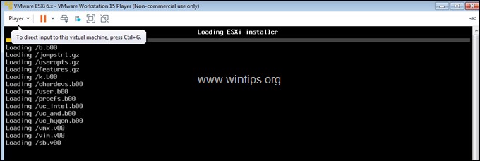 【完全ガイド】VMware Workstation PlayerにvSphere ESXi 6.7をインストールする方法