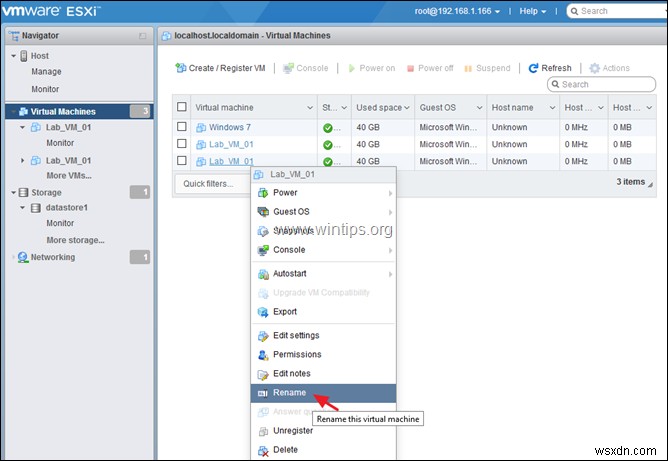 vSphere Hypervisor ESXi 6.7で仮想マシンのクローンを作成する方法【vCenter不要】