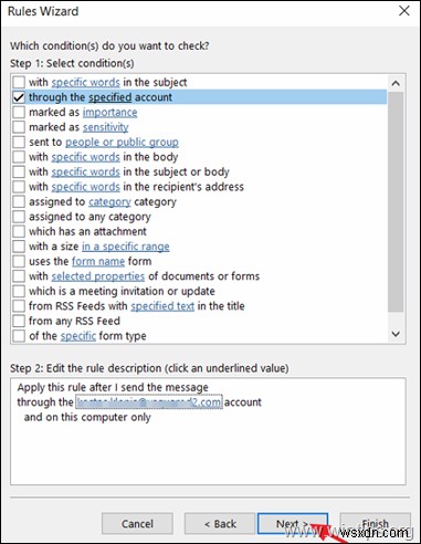 Outlook 2016/2019でIMAPアカウントの送信済みメールの保存先を変更する方法