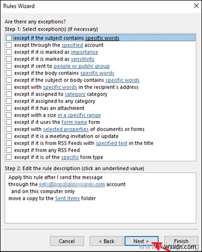 Outlook 2016/2019でIMAPアカウントの送信済みメールの保存先を変更する方法