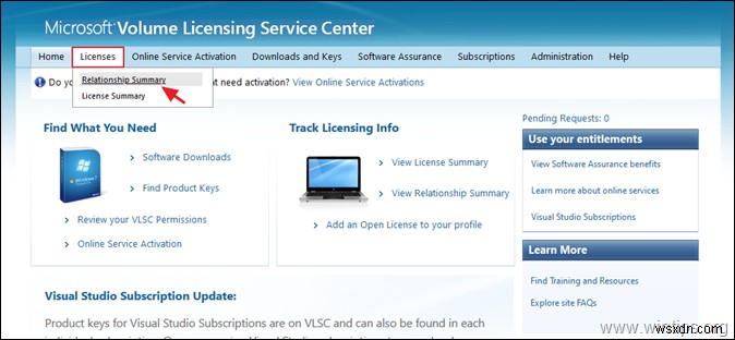 VLSCでRDS CALの認証番号とライセンス番号を確認する方法