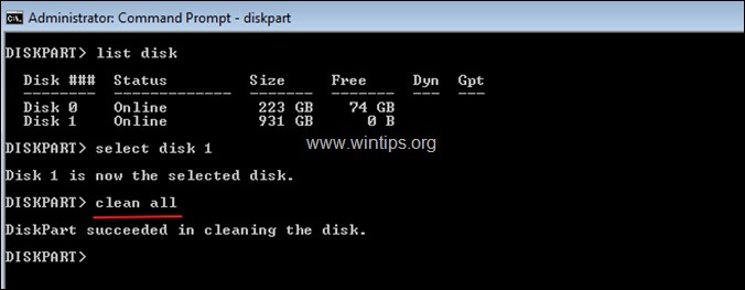 コマンドプロンプトとDISKPARTでハードディスクをフォーマットする方法【Windows 10/8/7対応】