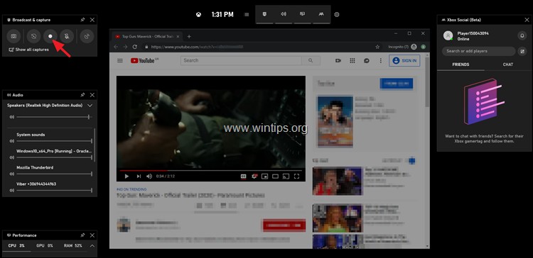 Windows 10で画面録画を無料で行う3つの方法【Xbox Game Bar・OBS Studio・ShareX】
