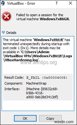 【解決済み】VirtualBoxの「supR3HardenedWinReSpawn」エラーを修正する方法 – VMプロセス5の再起動エラー対処ガイド