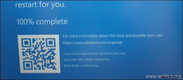 【解決済み】Windows 10でwin32kfull.sysによる「APC INDEX MISMATCH」ブルースクリーンエラーを修正する方法