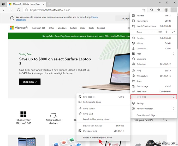 【解決済み】Internet Explorer が Microsoft Edge でサイトを強制的に開くのを防ぐ方法