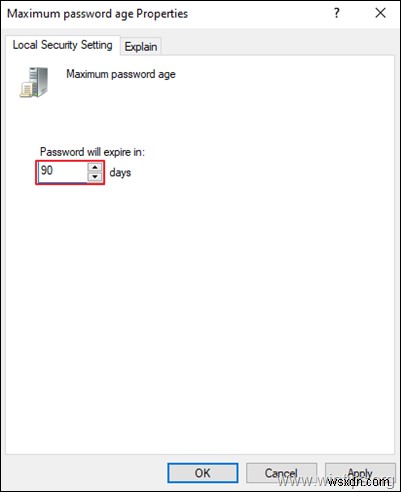 Windows 10 および Windows Server 2016/2012 スタンドアロンサーバーでパスワードの有効期限を設定する方法